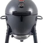 Char-Griller® AKORN® Jr. Portable Kamado Charcoal Grill and Smoker with Cast Iron Grates and Locking Lid with 155 Cooking Square Inches in Ash, Model E86714  Patio, Lawn & Garden