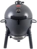 Char-Griller® AKORN® Jr. Portable Kamado Charcoal Grill and Smoker with Cast Iron Grates and Locking Lid with 155 Cooking Square Inches in Ash, Model E86714  Patio, Lawn & Garden
