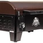 PIT BOSS 10697 Table Top Wood Grill With Temperature Control, Mahogany  Patio, Lawn & Garden