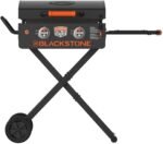 22 Inch Blackstone Griddle with Hood and Grill Stand Foldable Outdoor Flat Top Grill Propane Portable Gas Grill with Seasoning, and Blackstone Gloves  Patio, Lawn & Garden - Image 15