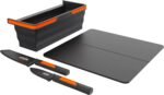 22 Inch Blackstone Griddle with Hood and Grill Stand, Foldable Propane Portable Flat Top Grill, Adventure Ready Cutting Board Kit, Seasoning, Gloves  Patio, Lawn & Garden - Image 13