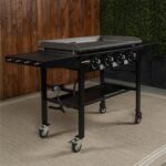 Blackstone 36 Inch Gas Griddle with Hood Cooking Station 4 Burner Flat Top Gas Grill Propane Fuelled Restaurant Grade Professional 36” Outdoor Griddle Station with Side Shelf  Patio, Lawn & Garden - Image 21