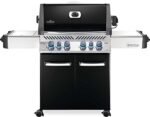 Napoleon P500RSIBNK-3 Prestige RSIB Natural Gas Grill, 500 sq. in + Infrared Side and Rear Burner, Black  Home & Kitchen
