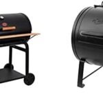 Char-Griller Outlaw Charcoal Grill + Smoker Side Fire Box | 950 Square Inch Grilling Area  Patio, Lawn & Garden