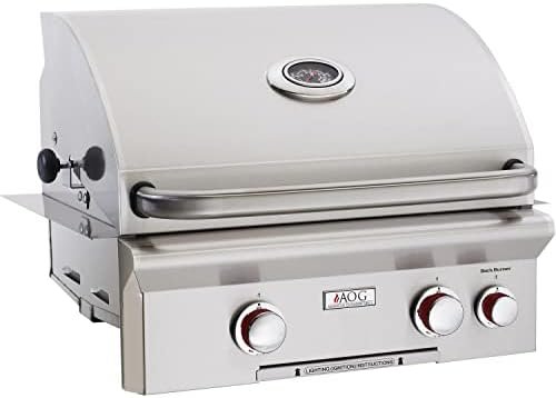 41vlY2m3BmL._AC_.jpg AOG American Outdoor Grill T-Series 24-Inch 2-Burner Built-in Natural Gas Grill with Rotisserie - 24NBT Patio, Lawn & Garden - Image 1
