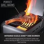 Napoleon P500RSIBNK-3 Prestige RSIB Natural Gas Grill, 500 sq. in + Infrared Side and Rear Burner, Black  Home & Kitchen - Image 9