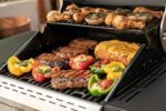 Megamaster 2-Burner Propane Barbecue Gas Grill with Foldable Side Tables, Perfect for Camping, Outdoor Cooking, Patio, Garden Barbecue Grill, 28000 BTUs, Silver and Black, 720-0864MA - Image 5