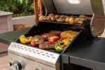 Megamaster 2-Burner Propane Barbecue Gas Grill with Foldable Side Tables, Perfect for Camping, Outdoor Cooking, Patio, Garden Barbecue Grill, 28000 BTUs, Silver and Black, 720-0864MA - Image 25