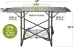 Cuisinart 5,500 BTU 145 in2 Portable Gas Grill & Folding Stand with Side Tables and Storage - Image 13